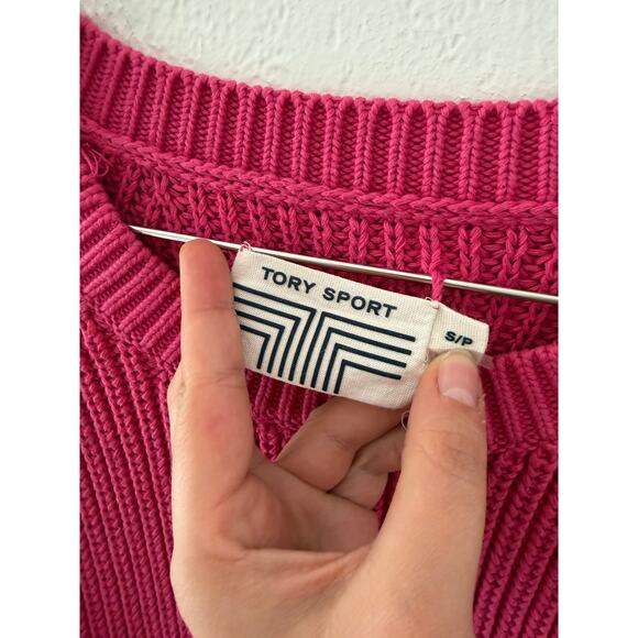 Vintage Tory Sport Magenta/Pink Sweater - Size S - Picture 2 of 5